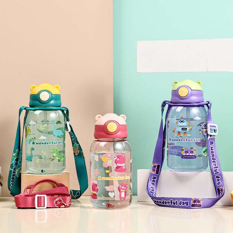 Cartoon Character Sipper Water Bottle 650ml ( 1pc )